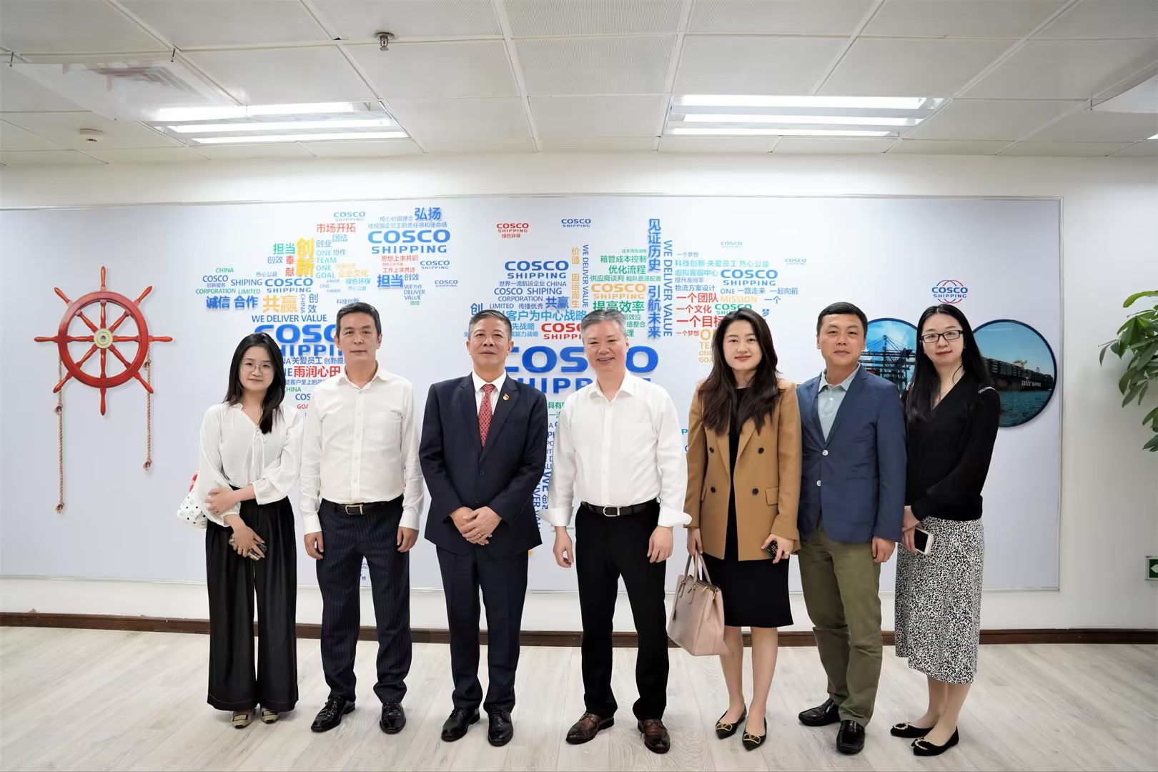 Group senior management visited COSCO